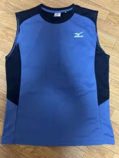 MIZUNO ノースリーブシャツ ブルー Lサイズのサムネイル