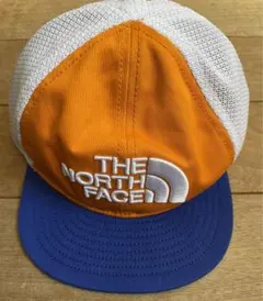 ほぼ新品　THE NORTH FACE ザノースフェイスキャップ 帽子オレンジ
