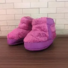The North Face ノースフェイス　ベビーブーツ9cmピンク×パープル