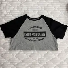 SHEIN トップス クロップド丈 Tシャツ ミニT ピチT プリント