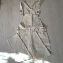 アイボリー サロペット Lサイズ