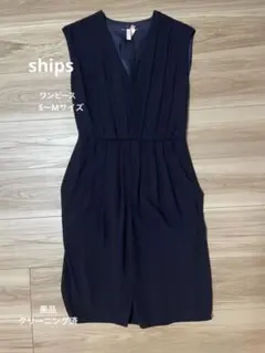 ships紺ワンピースS-M