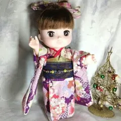 ハンドメイド:メルちゃんソランちゃん着物セット42