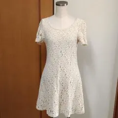 プロポーションボディドレッシング　花柄　レース　ワンピース　美シルエット