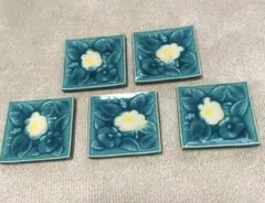 お値下げ❗️青色 小皿5枚セットまとめ売り 平皿