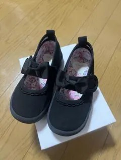 any FAM 黒いリボン付きフォーマルシューズ 卒園式　入園式