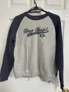 DOG DEPT トレーナー グレー/ネイビー