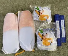 ディズニーアンバサダーホテル　スリッパ・ボディパフ・歯ブラシ