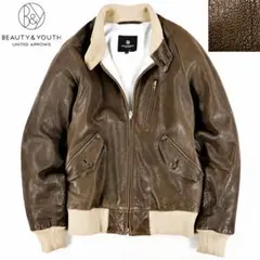 【BEAUTY＆YOUTH UNITED ARROWS レザー・ハリントン】のサムネイル