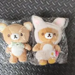 リラックマ コリラックマ 原宿店限定 スーベニアぬいぐるみ 2点セット