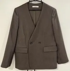 ブラウン テーラードジャケット