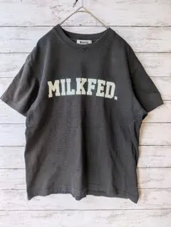 MILKFED. ミルクフェド ロゴTシャツ 半袖 ブラックのサムネイル