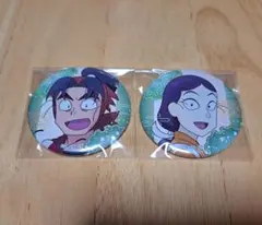 忍たま乱太郎 百面相缶バッジ 隠密活動中の段 潮江文次郎 立花仙蔵 ★匿名配送★