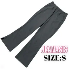 ⭐️A449⭐️ JEANASIS ♥ 裾スリット プリーツジャガードフレアパンツのサムネイル