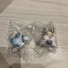 ガチャガチャ　バレエリボンフィギュア シナモロール マロンクリーム