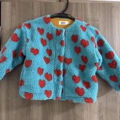 MARKEY'S HOGAN キッズ ボアジャケット ハート柄 110cm