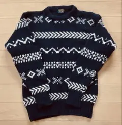 Brooks Brothers ウール ノルディック柄 セーター Sのサムネイル