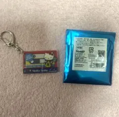 サンリオ ヴィンテージレトロ カセットテープ型アクリルキーホルダー ハローキティ