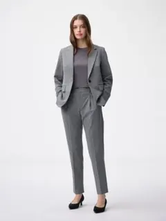 GUウォッシャブルテーラードジャケットパンツZ セットアップ