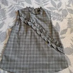 お値下げ中ZARA WOMAN ノースリーブチェックシャツ