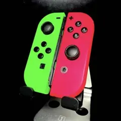 ニンテンドースイッチ　Joy-Con　ネオングリーン ・ネオンピンク セット