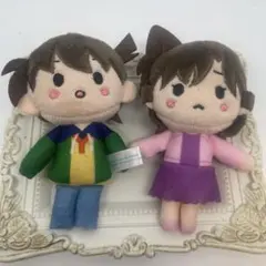 名探偵コナン マスコット工藤新一 毛利蘭SEGAラッキーくじ2点セット