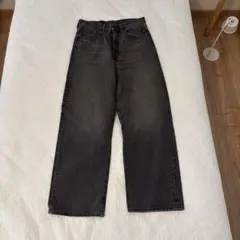 ブラック デニムパンツウエスト71cm