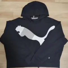 PUMA プーマ パーカー ブラック Mサイズメンズ（レディース）