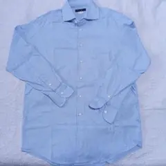 ISETAN MEN'S Milano Line M ライトブルー ドレスシャツ