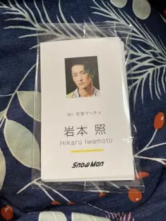 Snow Man デンジャーホリック 名刺カード 9枚セット