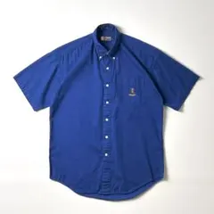 chaps ralph laulen 半袖シャツ M 刺繍ロゴ コーデュロイ