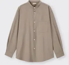 GU オーバーサイズバンドカラーシャツ