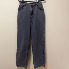 レースアップ デニムパンツ
