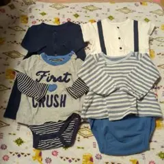 ロンパース・カバーオール４枚セット　GAP　ベルメゾン　コンビ　60〜80cm