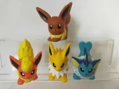 ポケモンキッズ　指人形　イーブイ　サンダース　シャワーズ　ブースター　4体セット
