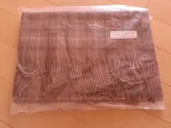 マフラー　ブラウンチェック