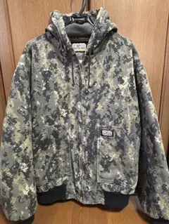BIG SMITH ダック地 フーデッドジャケット XL アクティブジャケット