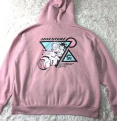 ドラゴンボール パーカー両面プリント ピンク