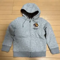 ★アメカジ　インディアン★グレー　裏ボア　フード付きパーカー　130★アウター