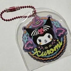 쿠로미 アクリル キーホルダー ネオン 仮装 猫 肉球 ハロウィン