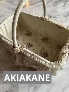 さえら❣️アキアカネ❣️持ち手つきバスケット