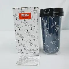 SNOOPY スヌーピー プラスチック タンブラー ふた付き 480ml
