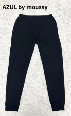 アズールバイマウジー　メンズ　ボトムス　ストレッチ　コットン　ブラック　M