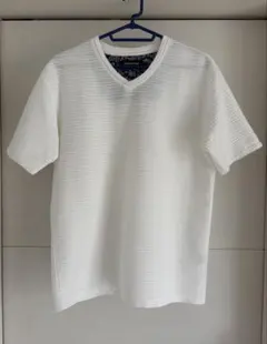 UNION STATION Vネック Tシャツ ホワイト Mサイズのサムネイル