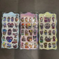 ラブブオーロラシール3枚セット