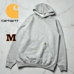 【定番】Carhartt カーハート パーカー プルオーバー グレー M ロゴ