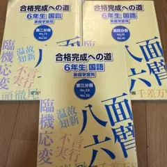 浜合格完成への道6年国語(家庭学習用)7冊中の第1分冊(※昔ver.)(裁断済