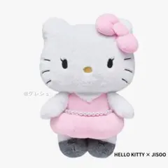 【限定品】ハローキティ JISOO コラボ ぬいぐるみ ブラック 40cm HELLO KITTY ♡ JISOO 40cm ぬいぐるみ 黒 ブラック - メルカリ