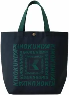 【新品未使用】KINOKUNIYA 紀伊國屋カラーランチバッグ ネイビー