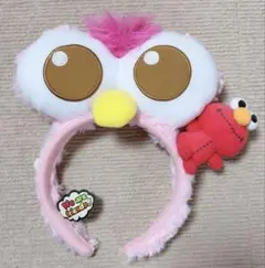 【USJ／ユニバ】モッピー もこもこ カチューシャ エルモ付き セサミストリート